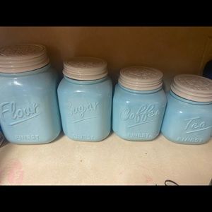 Mason jar canister set